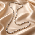 Solid ball necklace -18KT