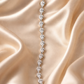 Celeste 3.35ct Natural Diamond Tennis Bracelet – 18K White Gold